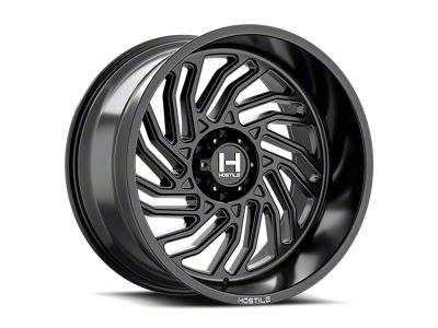 Hostile Twister Asphalt 6-Lug Wheel; 20x9; 12mm Offset (05-15 Tacoma)