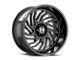 Hostile Twister Asphalt 5-Lug Wheel; 22x10; -25mm Offset (07-13 Tundra)