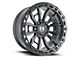 Hostile Crandon Asphalt 6-Lug Wheel; 17x9; -12mm Offset (10-24 4Runner)