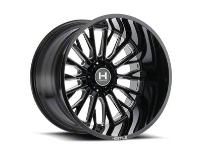 Hostile Fury Blade Cut 6-Lug Wheel; 22x12; -44mm Offset (10-24 4Runner)