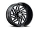 Hostile Jigsaw Asphalt 6-Lug Wheel; 22x14; -76mm Offset (10-24 4Runner)