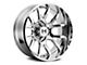 Hostile Rage Armor Plated 6-Lug Wheel; 20x9; 12mm Offset (10-24 4Runner)