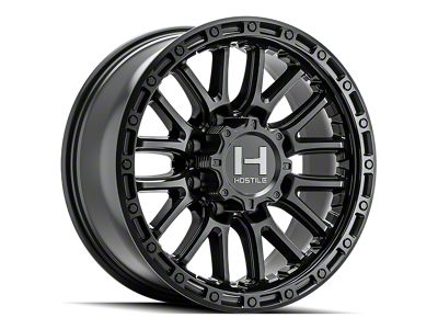 Hostile Ridgecrest Asphalt 6-Lug Wheel; 17x9; -12mm Offset (10-24 4Runner)