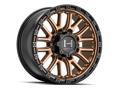 Hostile Ridgecrest Bronze 6-Lug Wheel; 17x9; -12mm Offset (10-24 4Runner)