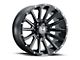 Hostile Typhoon Asphalt 6-Lug Wheel; 22x10; -25mm Offset (10-24 4Runner)