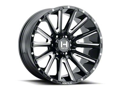 Hostile Typhoon Blade Cut 6-Lug Wheel; 20x12; -44mm Offset (10-24 4Runner)