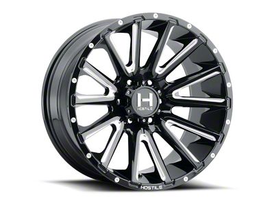 Hostile Typhoon Blade Cut 6-Lug Wheel; 22x12; -44mm Offset (10-24 4Runner)