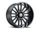 Hostile Predator Asphalt 6-Lug Wheel; 20x9; 12mm Offset (2024 Tacoma)