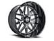 Hostile Diablo Blade Cut 6-Lug Wheel; 22x10; -25mm Offset (03-09 4Runner)