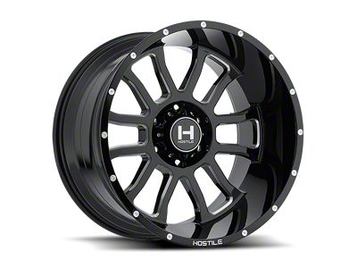 Hostile Gauntlet Blade Cut 6-Lug Wheel; 20x9; 10mm Offset (10-24 4Runner)