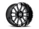 Hostile Gauntlet Blade Cut 6-Lug Wheel; 20x9; 10mm Offset (10-24 4Runner)