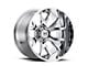 Hostile Rage Armor Plated 6-Lug Wheel; 20x12; -44mm Offset (03-09 4Runner)