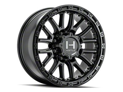 Hostile Ridgecrest Asphalt 6-Lug Wheel; 17x9; -12mm Offset (03-09 4Runner)