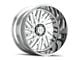 Hostile Syclone Armor Plated 6-Lug Wheel; 22x12; -44mm Offset (03-09 4Runner)