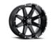 Hostile Alpha Asphalt 6-Lug Wheel; 20x9; 12mm Offset (21-24 Bronco, Excluding Raptor)