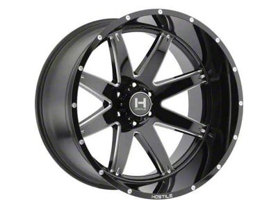 Hostile Alpha Blade Cut 6-Lug Wheel; 22x12; -44mm Offset (22-24 Bronco Raptor)