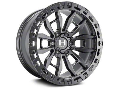 Hostile Crandon Asphalt 6-Lug Wheel; 17x9; 0mm Offset (22-24 Bronco Raptor)