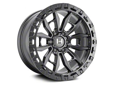 Hostile Crandon Asphalt 6-Lug Wheel; 17x9; 0mm Offset (21-24 Bronco, Excluding Raptor)