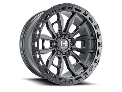 Hostile Crandon Asphalt 6-Lug Wheel; 20x9; -12mm Offset (21-24 Bronco, Excluding Raptor)