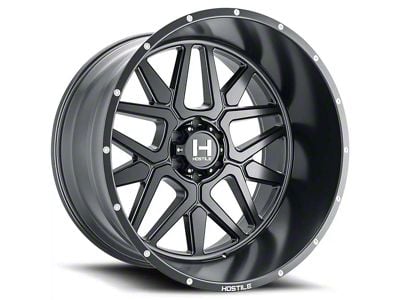 Hostile Diablo Asphalt 6-Lug Wheel; 20x10; -19mm Offset (22-24 Bronco Raptor)