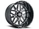 Hostile Diablo Blade Cut 6-Lug Wheel; 22x12; -44mm Offset (22-24 Bronco Raptor)