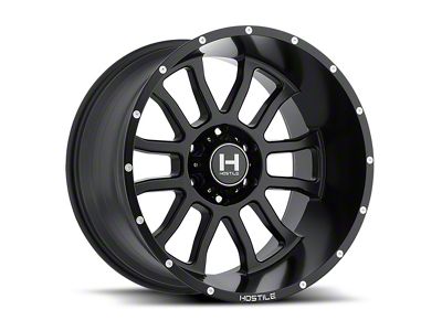 Hostile Gauntlet Asphalt 6-Lug Wheel; 20x9; 10mm Offset (22-24 Bronco Raptor)