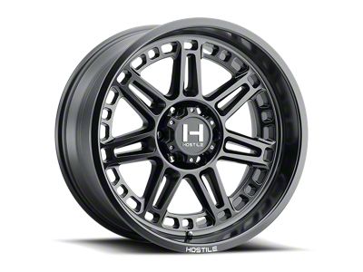 Hostile Lunatic Asphalt 6-Lug Wheel; 20x10; -19mm Offset (22-24 Bronco Raptor)