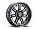 Hostile Lunatic Asphalt 6-Lug Wheel; 20x10; -19mm Offset (22-24 Bronco Raptor)