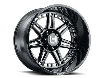 Hostile Lunatic Blade Cut 6-Lug Wheel; 20x9; 12mm Offset (22-24 Bronco Raptor)