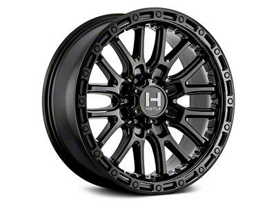 Hostile Ridgecrest Asphalt 6-Lug Wheel; 20x9; 1mm Offset (22-24 Bronco Raptor)