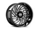 Hostile Twister Blade Cut 6-Lug Wheel; 22x12; -44mm Offset (21-24 Bronco, Excluding Raptor)