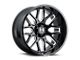 Hostile Vulcan Blade Cut 6-Lug Wheel; 22x10; -25mm Offset (22-24 Bronco Raptor)