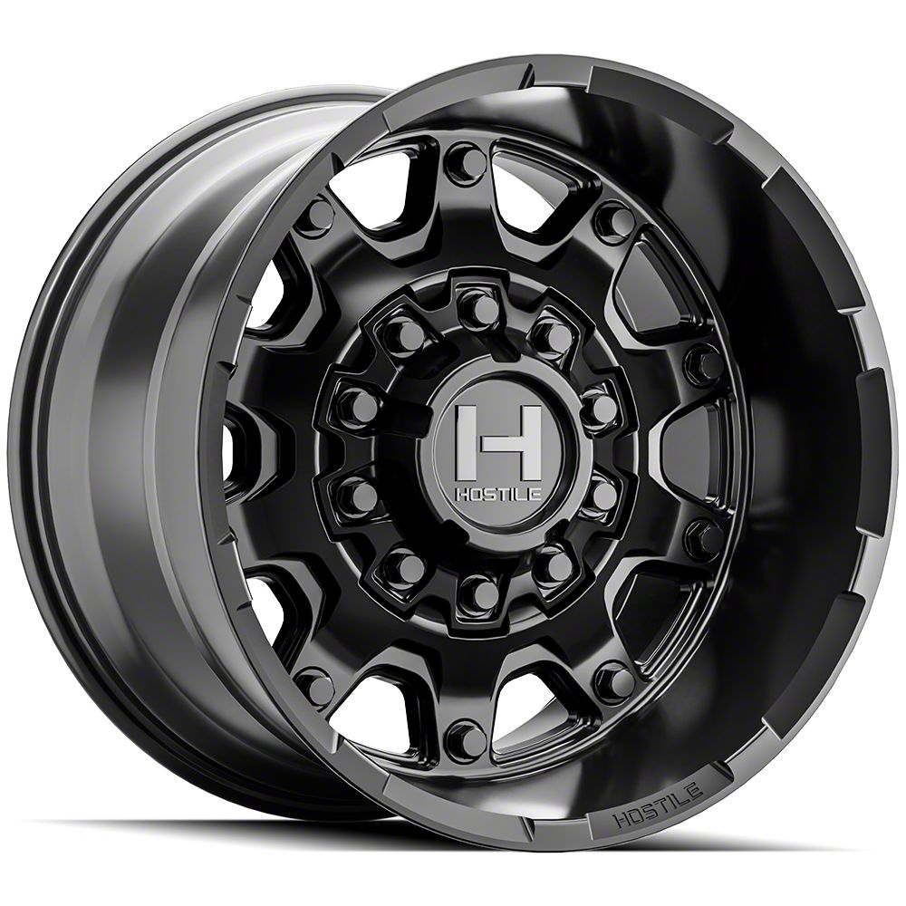 Hostile Jeep Gladiator Condor Asphalt Wheel; 18x9.5; 0mm Offset H134 ...