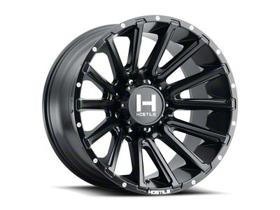 Hostile Typhoon Asphalt Wheel; 20x10 (20-24 Jeep Gladiator JT)