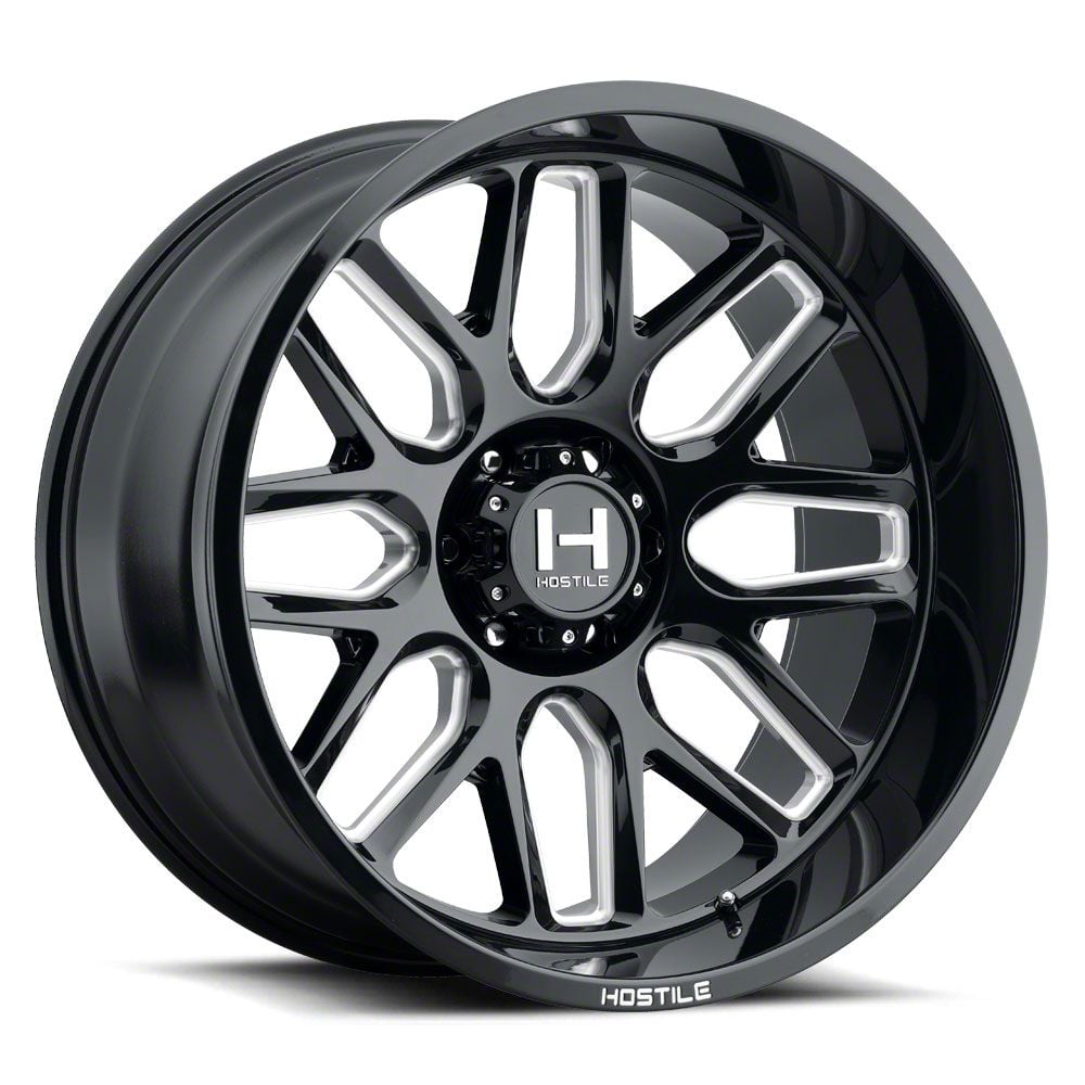 Hostile Jeep Gladiator Vulcan Blade Cut Wheel; 22x12; -44mm Offset H120 ...