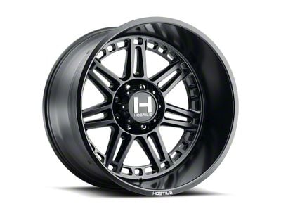 Hostile Lunatic Asphalt Wheel; 20x10; -19mm Offset (99-04 Jeep Grand Cherokee WJ)