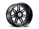 Hostile Lunatic Asphalt Wheel; 20x10; -19mm Offset (99-04 Jeep Grand Cherokee WJ)