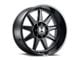 Hostile Omega Asphalt Wheel; 20x10; -19mm Offset (99-04 Jeep Grand Cherokee WJ)