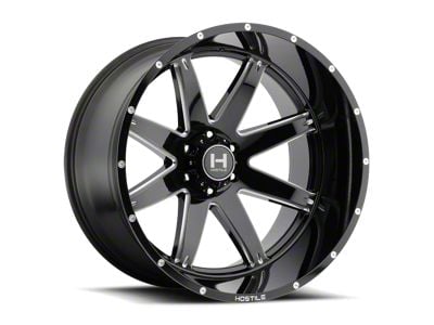 Hostile Alpha Blade Cut Wheel; 20x12; -44mm Offset (05-10 Jeep Grand Cherokee WK)