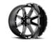 Hostile Alpha Blade Cut Wheel; 20x12; -44mm Offset (11-21 Jeep Grand Cherokee WK2)