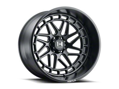 Hostile Reaper Asphalt Wheel; 22x12; -44mm Offset (11-21 Jeep Grand Cherokee WK2)