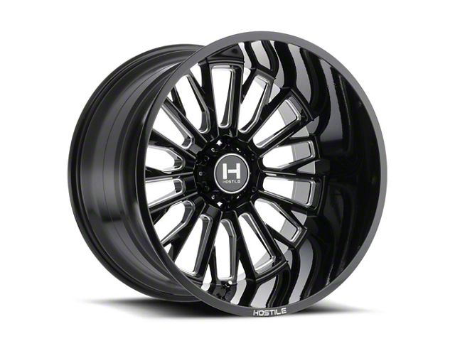 Hostile Fury Blade Cut Wheel; 22x10 (18-24 Jeep Wrangler JL)