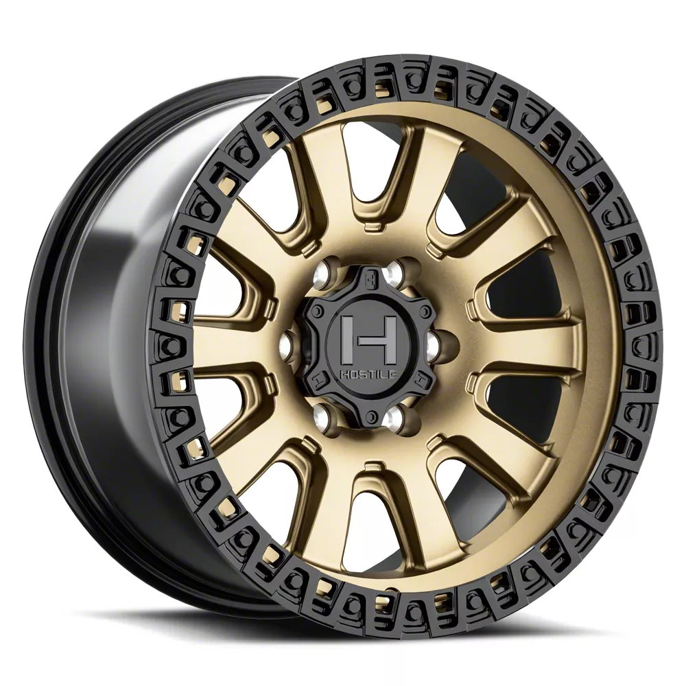 Hostile Jeep Wrangler Crawler Bronze Wheel; 17x9 H138-1790512745Z (07 ...