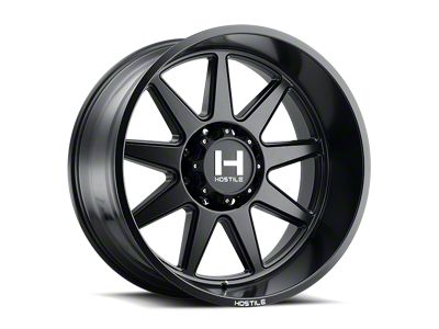 Hostile Omega Asphalt Wheel; 20x10; -19mm Offset (07-18 Jeep Wrangler JK)