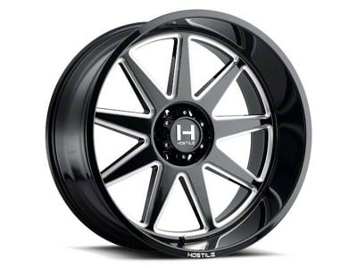 Hostile Omega Blade Cut Wheel; 20x10; -19mm Offset (07-18 Jeep Wrangler JK)