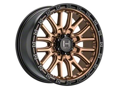 Hostile Ridgecrest Bronze Wheel; 17x9; 0mm Offset (18-24 Jeep Wrangler JL)