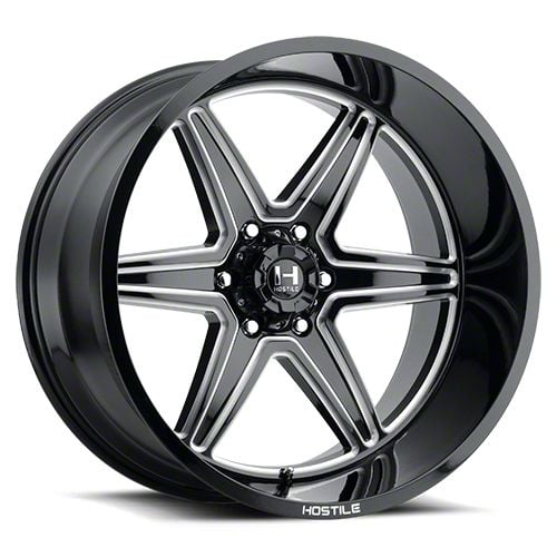 Hostile Tacoma Venom Blade Cut 6-Lug Wheel; 20x9; 0mm Offset H117-2090655050B  (16-23 Tacoma) - Free Shipping