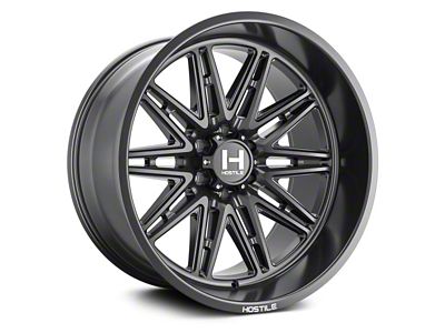 Hostile Maniac Asphalt 6-Lug Wheel; 20x9; 12mm Offset (17-24 Titan)