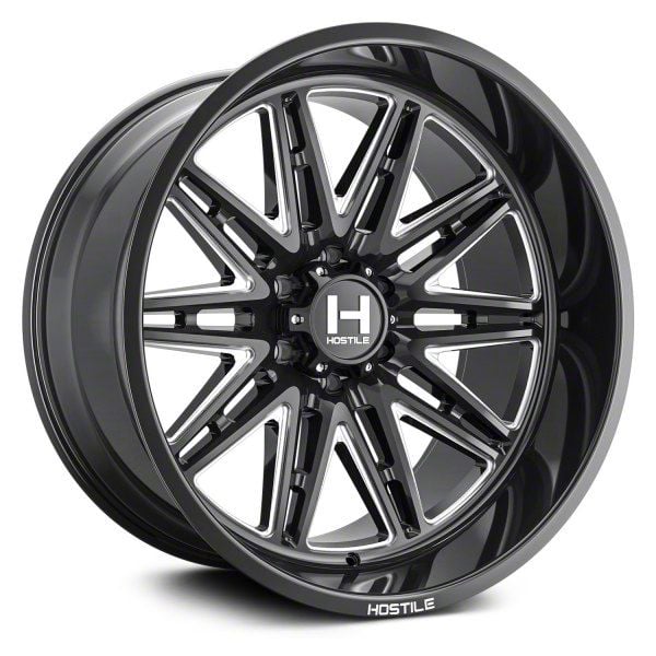 Hostile Titan Maniac Blade Cut 6-Lug Wheel; 22x10; -25mm Offset H126 ...