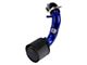 HPS Shortram Cold Air Intake; Blue (91-01 4.0L Jeep Cherokee XJ)